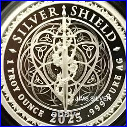 2025 Silver Shield MEMENTO VIVERE 1 oz Silver PROOF with BOX & COA# 63 or LOWER