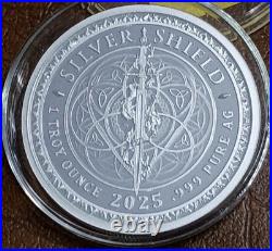 2025 Silver Shield Stack Or Starve 1 oz. 999 Silver Proof Wth Coa And Box