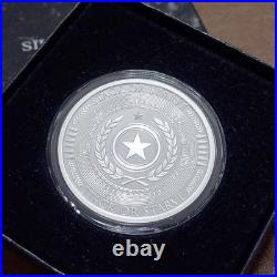 2025 Silver Shield Stack Or Starve 1 oz. 999 Silver Proof Wth Coa And Box