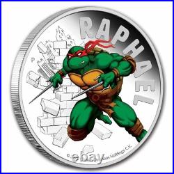 2025 TUV 1 oz Silver Colorized TMNT Raphael Proof (Box)