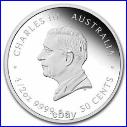 2025 Tuvalu 1/2 oz Silver Colorized Newborn Proof (Box)