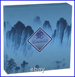 2025 Tuvalu Lunar Year of the Snake Quadrant 4 oz Silver Proof Coin Set