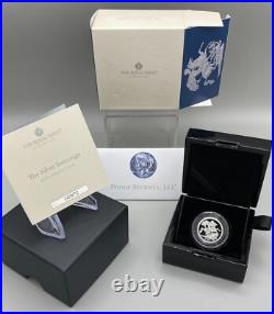 2025 UK Proof Silver Sovereign, Presentation Box/OGP Reverse Scratches