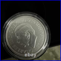 2025 UK Royal Mint One Ounce Silver Proof Lexington And Concord Box/COA 5,000 M