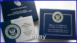 2025 US Mint? SILVER PROOF 250th Anniversary NAVY Privy. Box + CoA