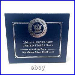 2025 US Mint? SILVER PROOF 250th Anniversary NAVY Privy. Box + CoA