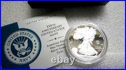 2025 US Mint? SILVER PROOF 250th Anniversary NAVY Privy. Box + CoA