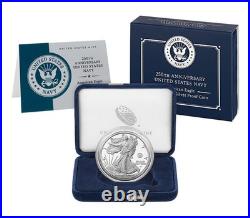 2025 US Mint? SILVER PROOF 250th Anniversary NAVY Privy. Box + CoA
