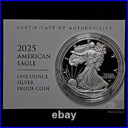 2025-W American Silver Eagle Proof 1 oz Coin 25EA West Point OGP Box & COA 2025-W American Silver Eagle Proof 1 oz Coin 25EA West Point OGP Box & COA
