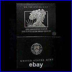 2025-W American Silver Eagle Proof 1 oz Coin 25EA West Point OGP Box & COA 2025-W American Silver Eagle Proof 1 oz Coin 25EA West Point OGP Box & COA
