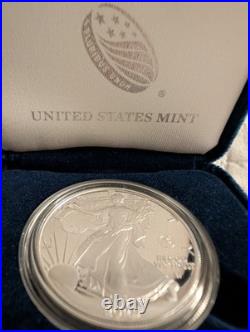 2025-W American Silver Eagle Proof 250th Anniversary U. S. Army Box And COA
