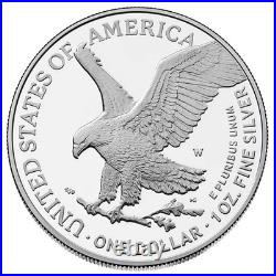 2025-W Proof $1 American Silver Eagle Army Privy 250th Anniversary Box, OPG
