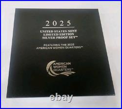 2025s Us Mint Limited Edition Silver Proof Set Sealed Mint Box Free 2025 Cent