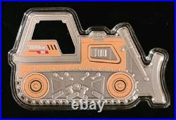 2026 Agoro Niue BULLDOZER Tonka 1 oz Silver Proof BOX/COA #613/1000. Ships Today