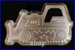 2026 Agoro Niue BULLDOZER Tonka 1 oz Silver Proof BOX/COA #613/1000. Ships Today