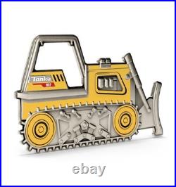 2026 Agoro Niue BULLDOZER Tonka 1 oz Silver Proof BOX/COA Mintage 1000 SHIP NOW