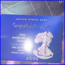 2026 American Eagle $1 Silver Proof Coin 0.999 P Philadelphia with COA Box
