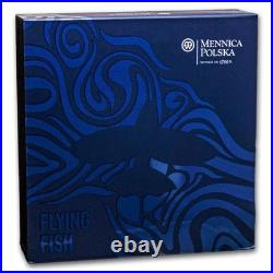 2026 Cameroon 1 oz Silver Proof Flying Fish (With Box and COA)