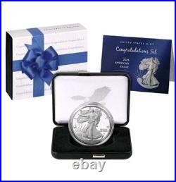 2026 Congratulations Set UNOPENED BOX US Mint Proof Silver Eagle Sealed OGP