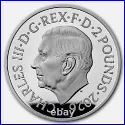 2026 GB RoyalTudorBeasts TheRoyalDragon 1oz Silver Proof withcoa$box Presale