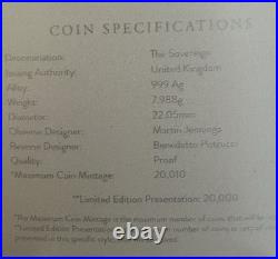 2026 Great Britain Uk 1sov Silver Sovereign Proof Box Coa First Release Ngc Pf70