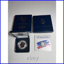 2026 Morgan Silver Dollar Reverse Proof Coin US Mint Philadelphia Box COA
