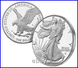 2026 P Congratulations Set American Eagle One Ounce Silver Proof Box & Coa 26rf