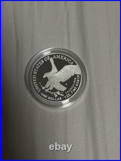 2026 P Congratulations Set American Eagle Silver Proof Box & Coa 26rf