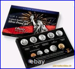 2026-S United States Silver Proof 10 Coin Set with Box and COA IN HAND