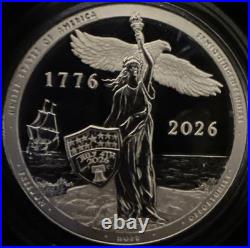 2026 Sail4th 250 1 oz Silver Proof Round (withBox & COA)