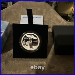 2026 Sail4th 250 1 oz Silver Proof Round (withBox & COA)
