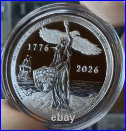 2026 Sail4th 250 1 oz Silver Proof Round (withBox & COA) 2026 Sail4th 250 1 oz Silver Proof Round (withBox & COA)