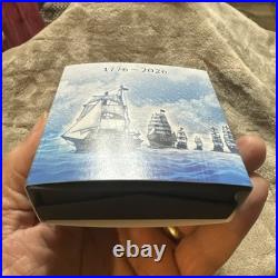 2026 Sail4th 250 1 oz Silver Proof Round (withBox & COA)