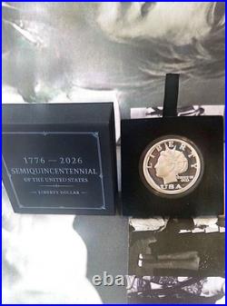 2026 Semiquincentennial Liberty Dollar 1oz. 999 Silver Proof 553/600 von Nothaus