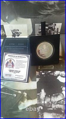2026 Semiquincentennial Liberty Dollar 1oz. 999 Silver Proof 553/600 von Nothaus