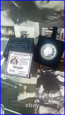 2026 Semiquincentennial Liberty Dollar 1oz. 999 Silver Proof 553/600 von Nothaus