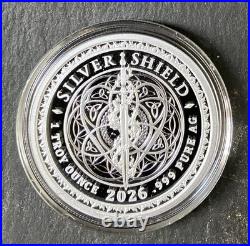 2026 Silver Shield COMMUNIST NYC 1oz 999 Silver Proof -Box and COA- #86 of 286