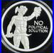 2026 Silver Shield No Political Solution 1 oz Silver Proof Wth Coa Box