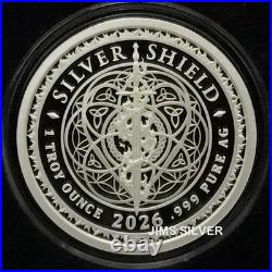 2026 Silver Shield STACK OR STARVE V3 1 oz Silver PROOF with BOX & VERY LOW COA