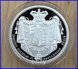 2026 UK Great Engravers William IV Merlen Crown 2 oz Silver Proof BOX COA New