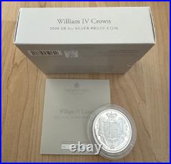 2026 UK Great Engravers William IV Merlen Crown 2 oz Silver Proof BOX COA New