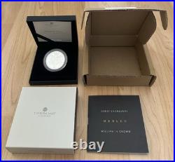 2026 UK Great Engravers William IV Merlen Crown 2 oz Silver Proof BOX COA New