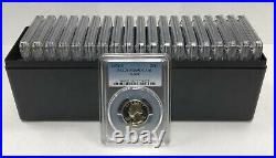 20-1976 S SILVER WASHINGTON QUARTER 25C PCGS PR-69 box of twenty