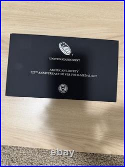 225th ANNIVERSARY Silver American Liberty Medal Proof (withBox /Booklet)