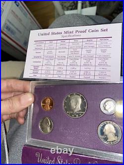 2(1) 1987 S US Constitution $1 Proof Silver Dollar Coin withCOA & Box ULTRA CAMEO