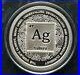 2 Oz. 999 Pure Silver Shield Proof Crypto Ag Mini Mintage Round Coin Box Coa