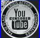 2 oz silver proof Youtube Censored 2021.999 Pure Fine COA Box Silver Shield
