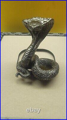 3 D SNAKE 3 Oz SILVER PROOF LIKE Samoa 2025 BLACK FINISH PHENOMENAL BOX & COA
