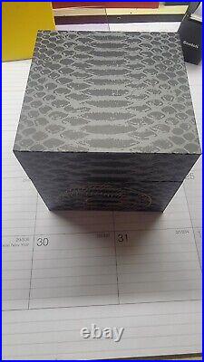 3 D SNAKE 3 Oz SILVER PROOF LIKE Samoa 2025 BLACK FINISH PHENOMENAL BOX & COA