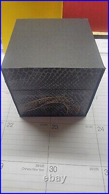 3 D SNAKE 3 Oz SILVER PROOF LIKE Samoa 2025 BLACK FINISH PHENOMENAL BOX & COA